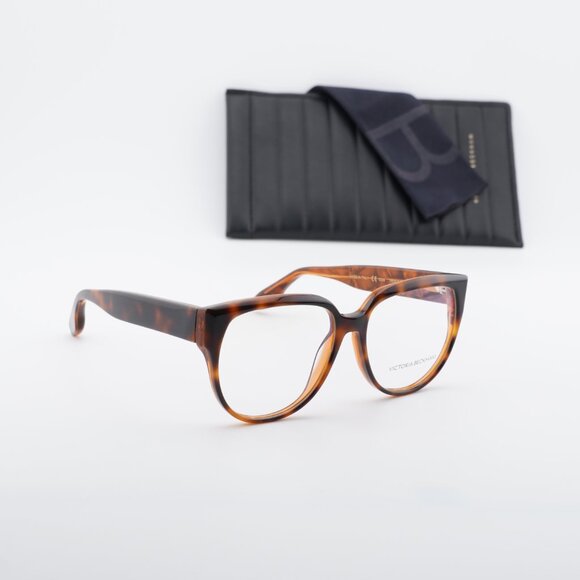 Victoria Beckham VB2617 218 Geometric Eyeglasses - Havana Caramel 55mm main image 8